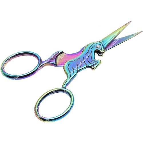 New Rainbow Embroidery Scissors fancy Shear Thread Cutting Trimming Sewing Scissor