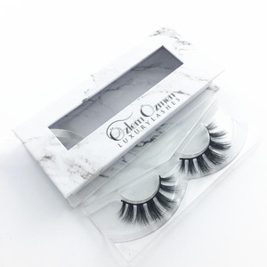 New style mink lashes private label false eyelash with custom packaging box