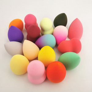 Non latex  Free Samples Makeup Sponge Private Label Puff Foundation Make up Blending Puff