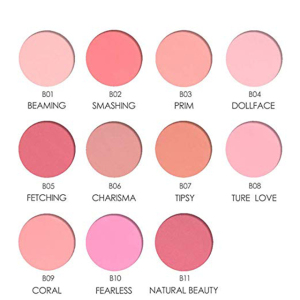 OEM 2020 New arrivals Private Label face makeup single color blush palette Wholesale long lasting waterproof pink blush