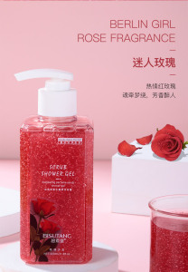 OEM Private Label bath body care refresh skin whitening moisturize wash clean body wash Exfoliate perfume scrub shower gel