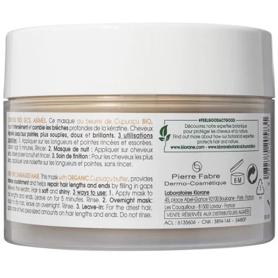 Organic Vegan Butter Nourishing &amp; Repairing Dry Damaged Hair Mask