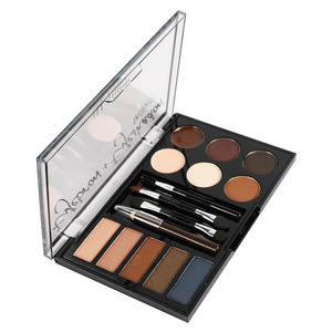 Portable Eyebrow Palette with Brush 11 Color Eyebrow Powder Wholesale Brow powder
