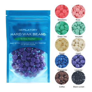 Private Label Hair Removal Depilatory Hard Bean Wax Natural 10 Color All Types Of Hard Wax Beans
