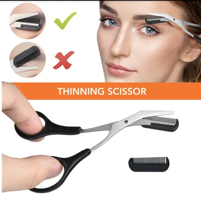 Private Label Makeup Eyebrow Scissors Eyebrow Razor Shaper Kit