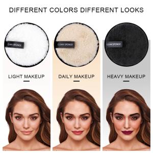 Private Label Reusable Extra-Softness Microfiber Cotton Face Cleansing Makeup Powder Magic Remover makeup remover pads