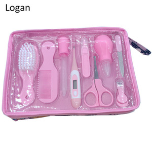 Professional 10pcs/Set Newborn Baby Kids Nail Hair Health Care Thermometer Grooming Brush Kit Nursery Kit