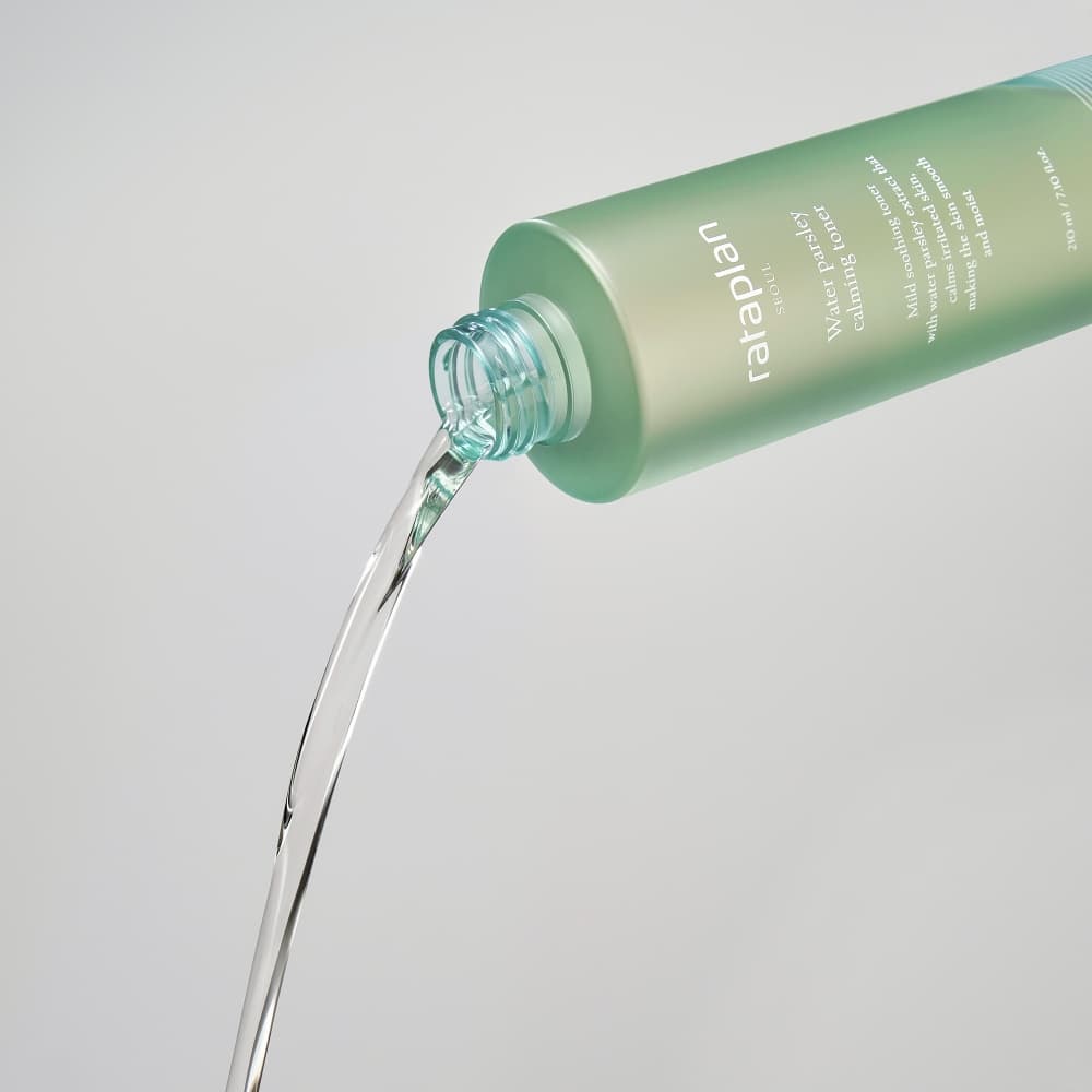 Rataplan Water Parsley Calming Toner with Centella Asiatica, Heartleaf, Korean Skin Care