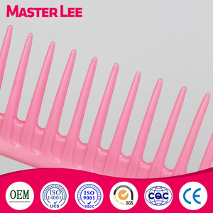 salon use products wide tooth hair comb plastic big comb