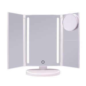 Shenzhen Factory Wholesale LED 3 Way Makeup Mirror With Lights
