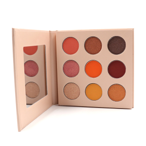 Shimmer Vegan Makeup Richly Pigment Eyeshadow Palette Custom Your Own Brand 9 Colors Private Label Eye Shadow Palette