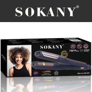 SOKANY 978 Professional hair styling tools curling iron hair straightening machine anion curling iron