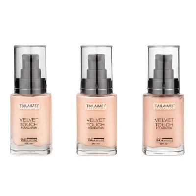 Tailaimei Custom OEM SPF 10 Velvet Silk Foundation Make up Private Label ODM Waterproof 24h Long Lasting Creamy Makeup Foundation Liquid Vendors