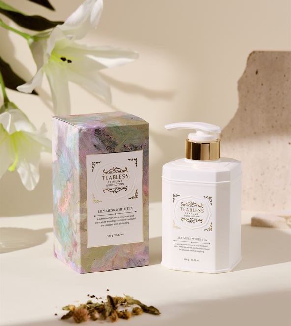 Teabless Lily Musk White Tea Perfume Body Lotion 480g