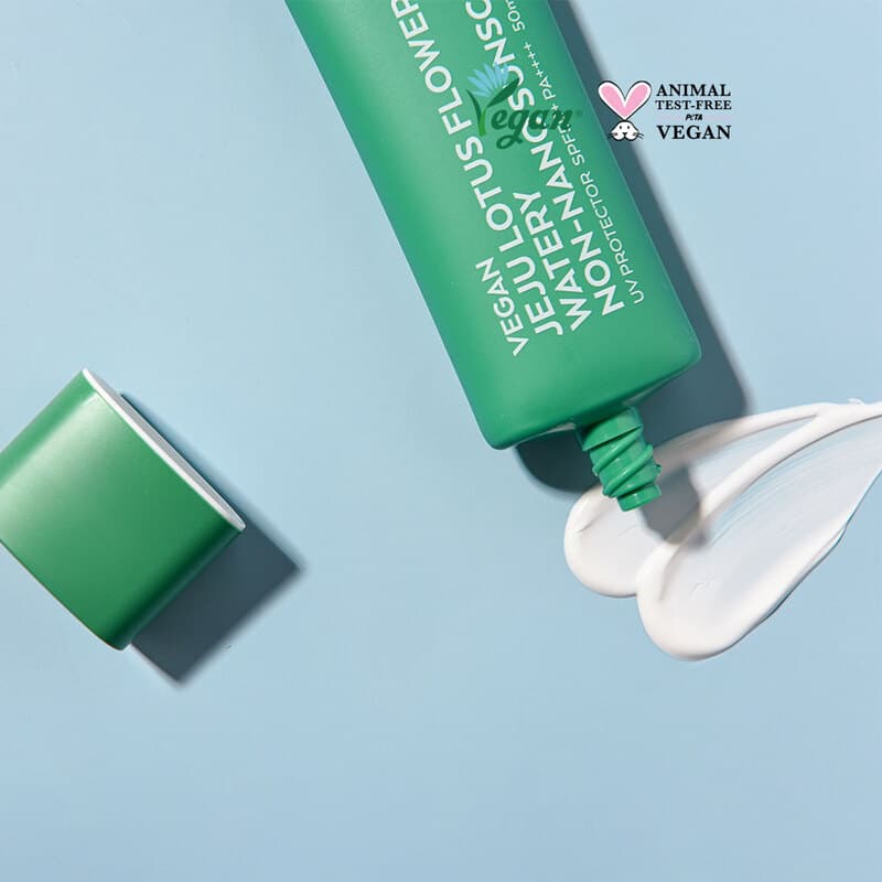 VEGAN JEJU LOTUS FLOWER WATERY NON-NANO SUNSCREEN
