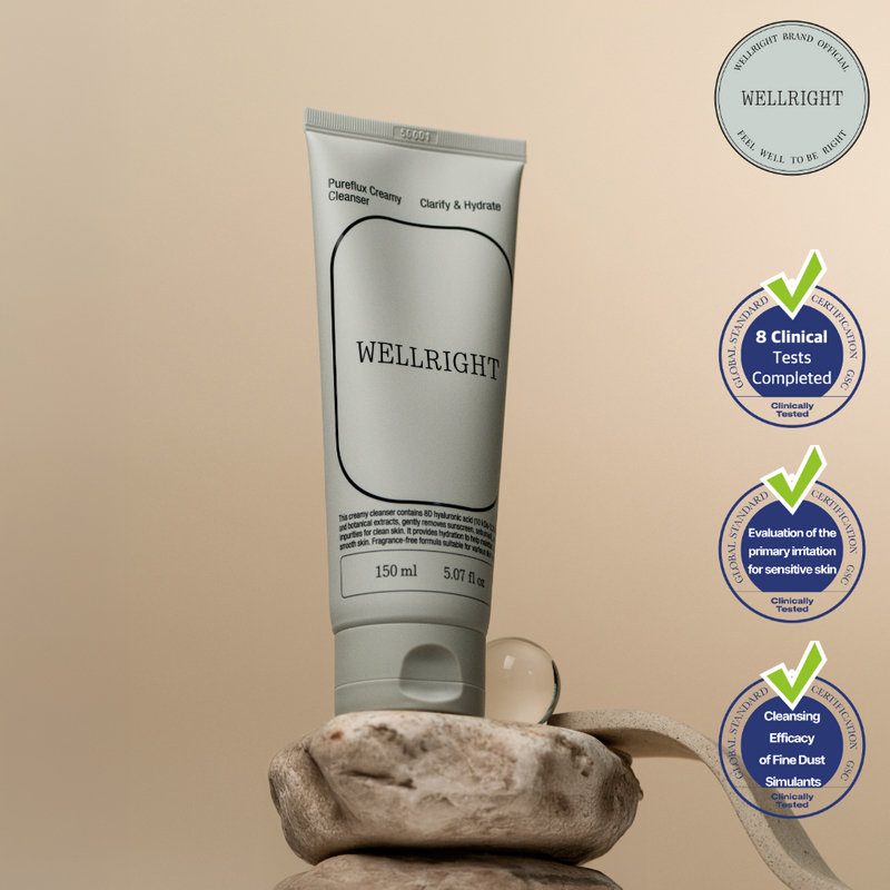 [WELLRIGHT] Pureflux Creamy Cleanser 150ml (Skin Care, Cleansing Foam, Cleanser, Facial Care)