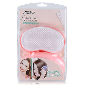 Wholesale custom hair accessories magic massage plastic hair comb with mirror