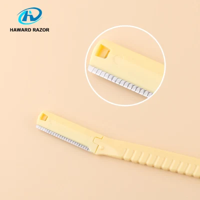 Women Disposable Customized Packing Eyebrow Razor Trimmer Set