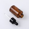 glass skincare cosmetic glass dropper bottle essential oil glass bottle with pipette