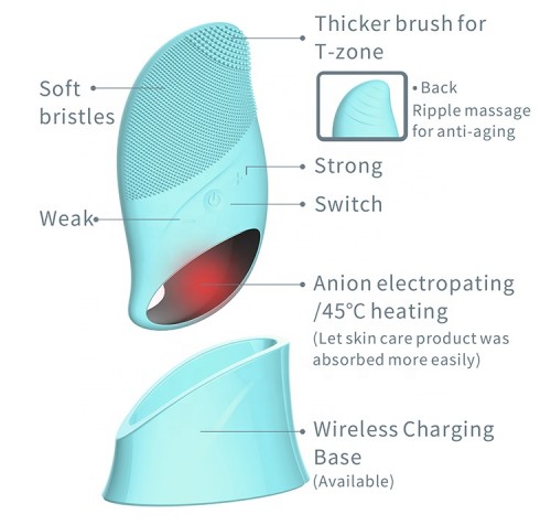 Silicone Facial Cleansing Brush