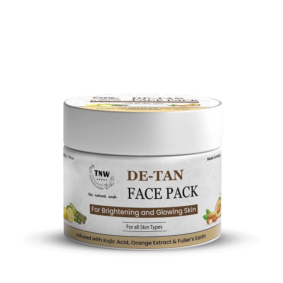 TNW – The Natural Wash D-Tan Face Pack for Glowing & Radiant Skin | Effective Tan Removal Face Pack | Anti-Tan Face Pack with Orange Extract