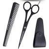 Custom Stainless Steel Sharp Slim Barber Scissors Makeup Scissors Beauty Small Straight Eyebrow & Beard Hair scissors