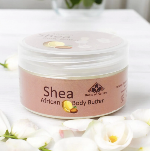 Roots of Nature African Shea Body Butter — Deep Hydration, Natural Glow 100% Organic Shea Butter