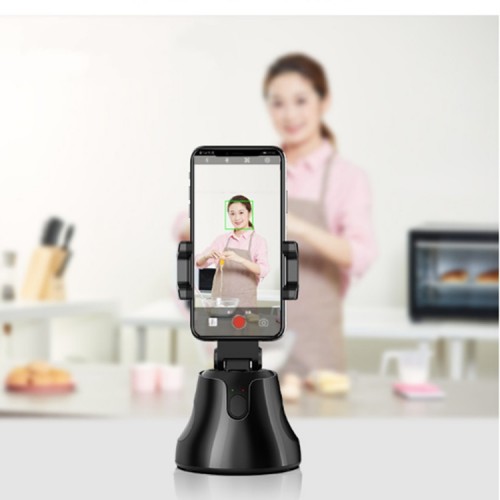 Smartphone LZ Mobile Face Rotation Camera Phone Holder / 360 Object Auto Tracking Smart Shooting Phone Holder For Iphone