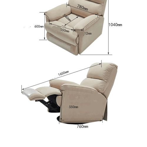 Single Fabric Sofa Space Capsule Multifunctional Sofa Modern Leisure Space Lounge Chair