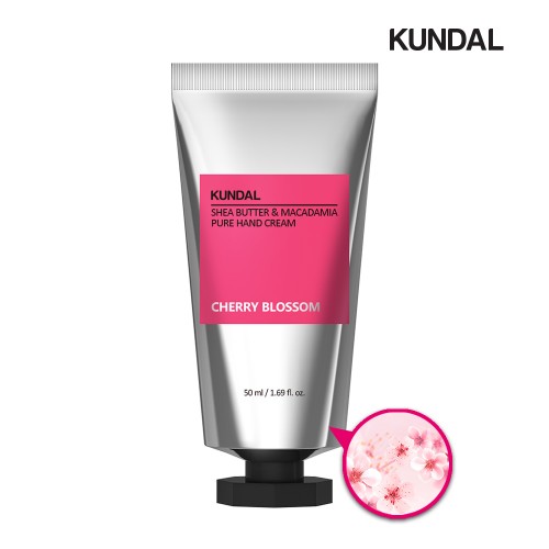 Kundal Shea Butter & Macadamia Pure Hand Cream Cherry Blossom