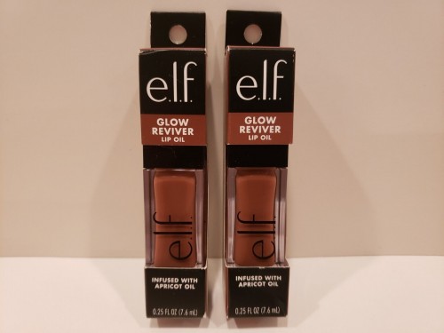 e.l.f. Glow Reviver Lip Oil, Nourishing Tinted Lip Oil For A High-shine Finish