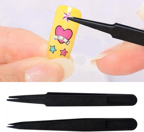 7PCS Anti-Static Tweezers Plastic Tweezers for Electronics Jewelry-Making Repairing BY FARHAN PRODUCTS & Co