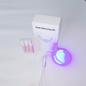 2020 approved whitening kits Teeth Whitening Kit whitening teeth machine with 3 Piece pink whitening pen
