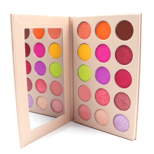 2021 cosmeticos 15 color eyeshadow palette with custom eyeshadow palette packaging