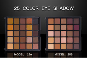 25 Colors Eyeshadow Palette Pressed Powder Eyeshadow Plate Pearl Gloss Matt Highlights Powder