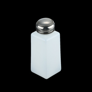 250ml Nail Polish Remover Empty Bottle White Pressing Bottle Salon Nail Art Decoration Tool