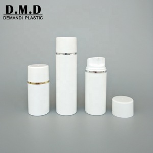 30ml 50ml 80ml 100ml 120ml 150ml Plastic White Airless Pump Bottle for Cosmetic Package