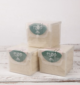 80 pcs squarec otton wip cotton towel bamboo fiber with 50pcs 80pcs 100pcs bag bamboo