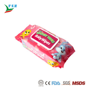 Baby Wet Wipe With Plastic Lid