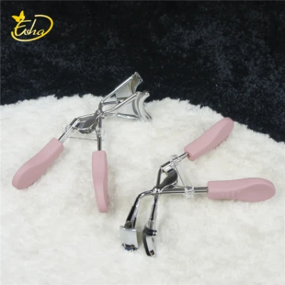 Beauty Mini Girls False Partial Make-up Tools Clip Pink Rubber Handle Eyelash Curlers