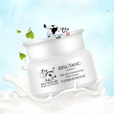 Bisutang Beauty Skin Care Firming Moisturizer Milk Face Cream Nourishing Brightening Anti Wrinkle Milk Facial Cream