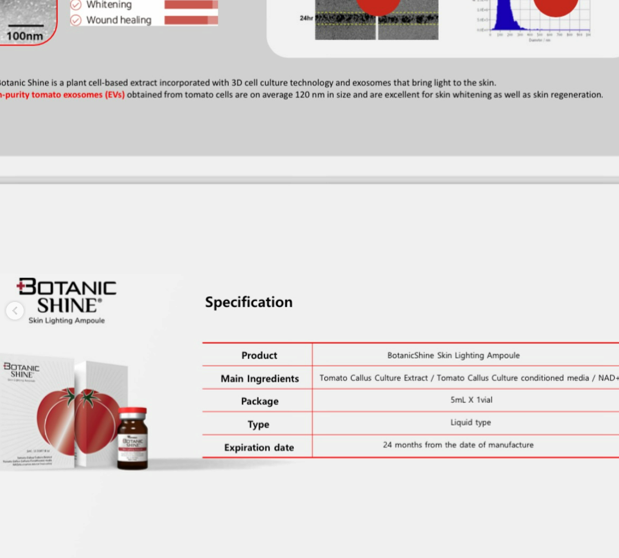 BOTANIC SHINE  Skin Lighting Ampoule