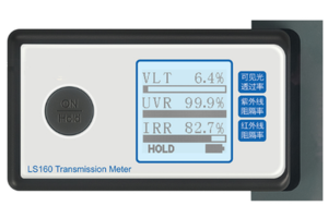 Car window solar film electronic power transmission meter for VLT,UV,IR