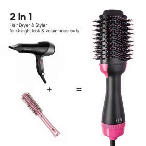 CE Approval Professional Hot Cold Hair Brush Dryer Comb 2020 Hot Air Brush Styler One Step Hair Dryer And Volumizer