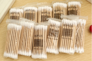 Cheap Price Disposable Ear Cleaning Wooden Stick Cotton Buds