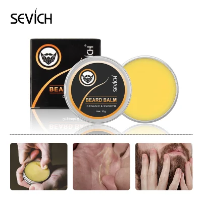 Cheapest Light Lemon Flavor Wax Beard Care Balm for Men