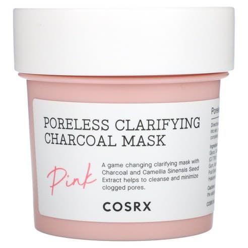 [COSRX]Poreless Clarifying Charcoal Mask - Pink