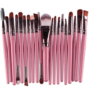 Custom logo 20pcs eye makeup brush eyeshadow brush beauty tools available in 21 colors