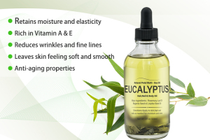 Custom Private Label Natural Herbal Scented  Multi-Use Eucalyptus Massage Body Oil