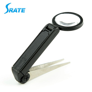 Eyebrow Tweezers with Magnifier